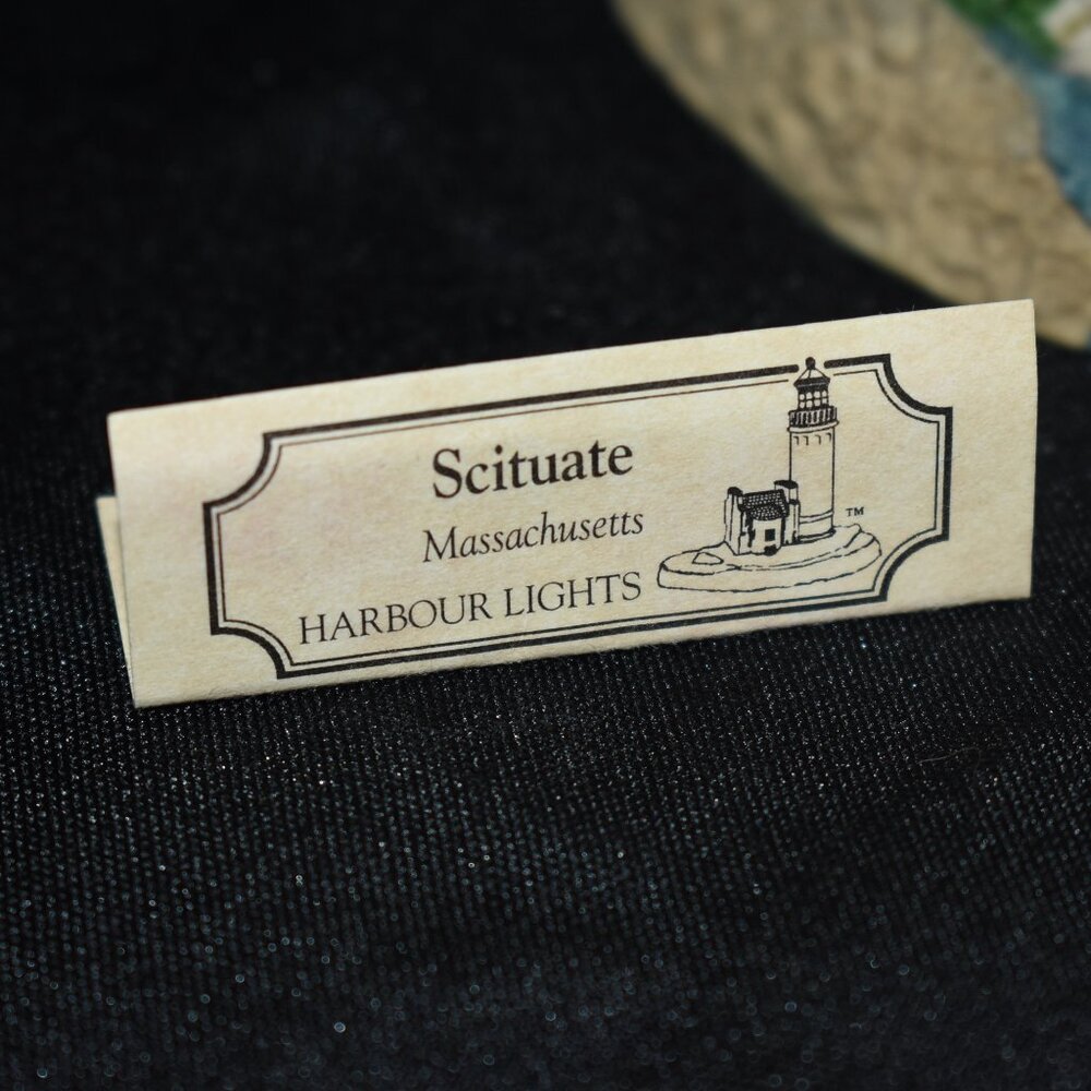 1996 Harbour Lights Scituate Mass #166 Rare Limited Edition #6571 Boxed & COA - Picture 9 of 12